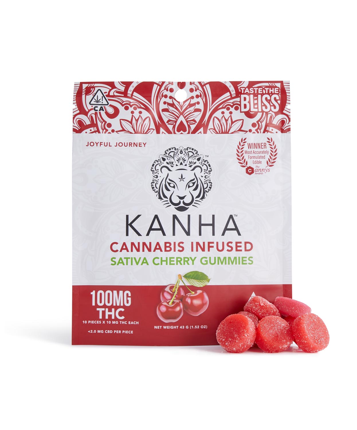 Cherry - Sativa [10pk] (100mg)