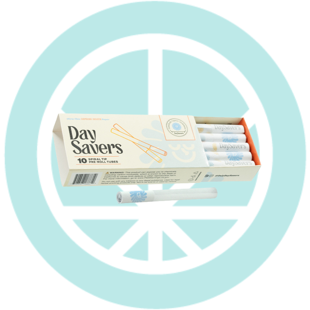 Minis Refined White Artisan Pre Rolled Tubes w/ Spiral Filter [10pk]