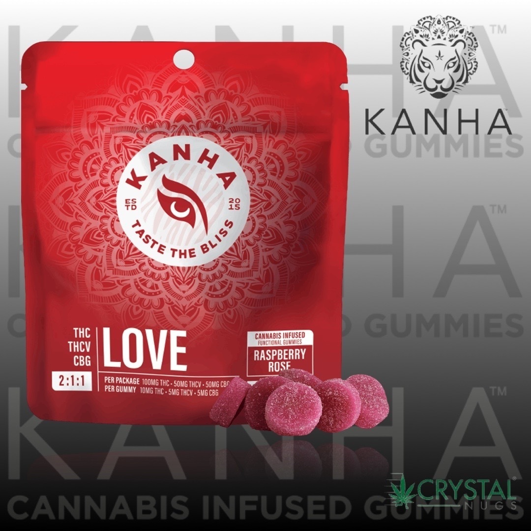 FX 2:1:1 LOVE Raspberry Rose [10pk] (100mg THC/50mg THCV/50mg CBG)