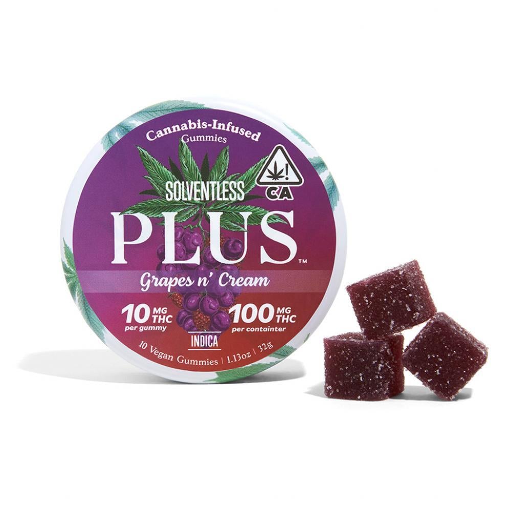 Grapes n' Cream Indica Solventless [10pk] (100mg THC)