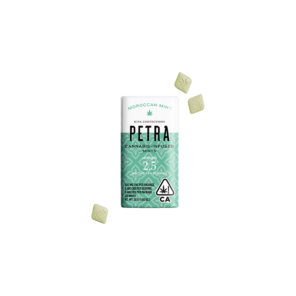 2.5mg Petra 'Moroccan Mint' Mints 100mg THC total