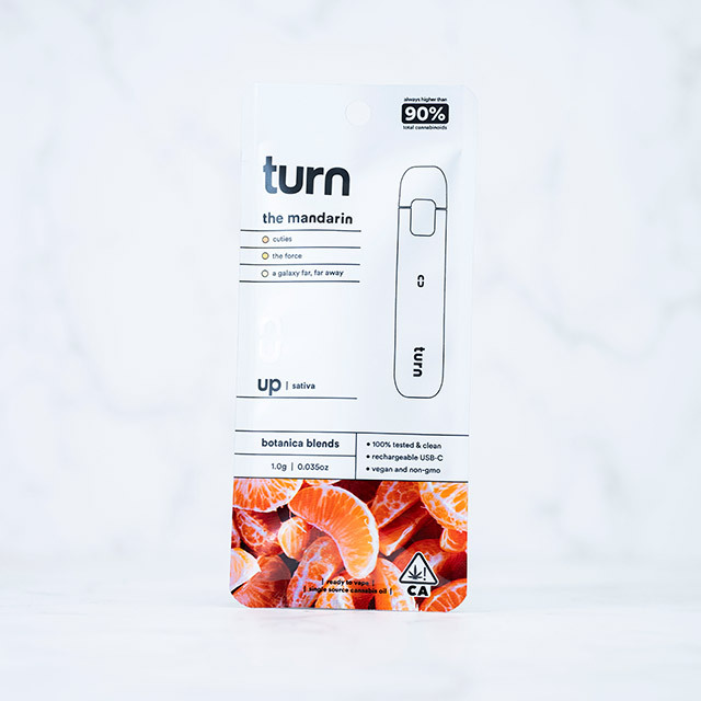 TURN - THE MANDARIN - ALL IN ONE VAPE CART - SATIVA - [1G]