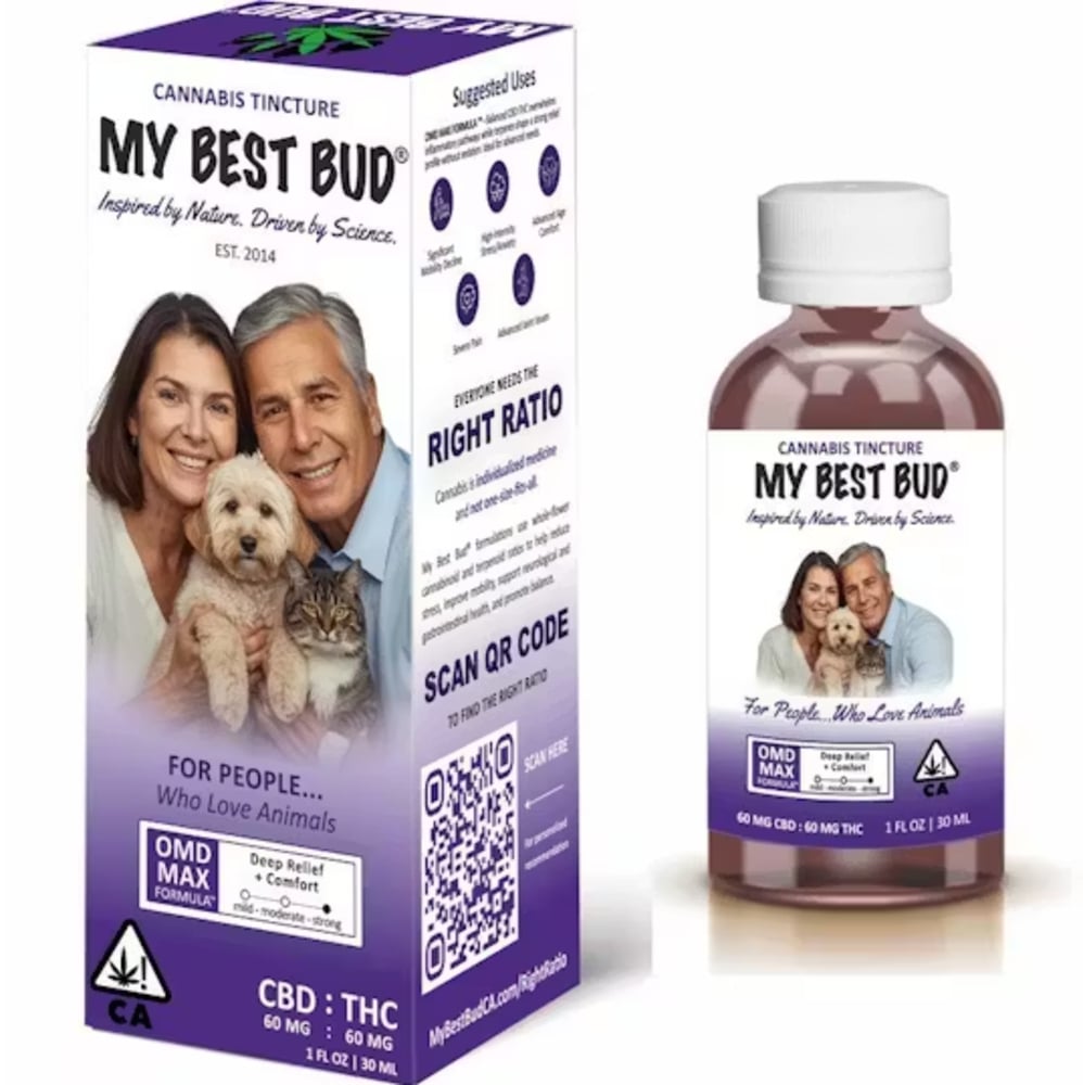 1:1 OMD MAX [30ml] (60mg CBD/60mg THC)