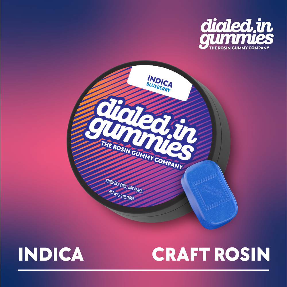 100mg - Blueberry - Rosin Gummies (10pk)
