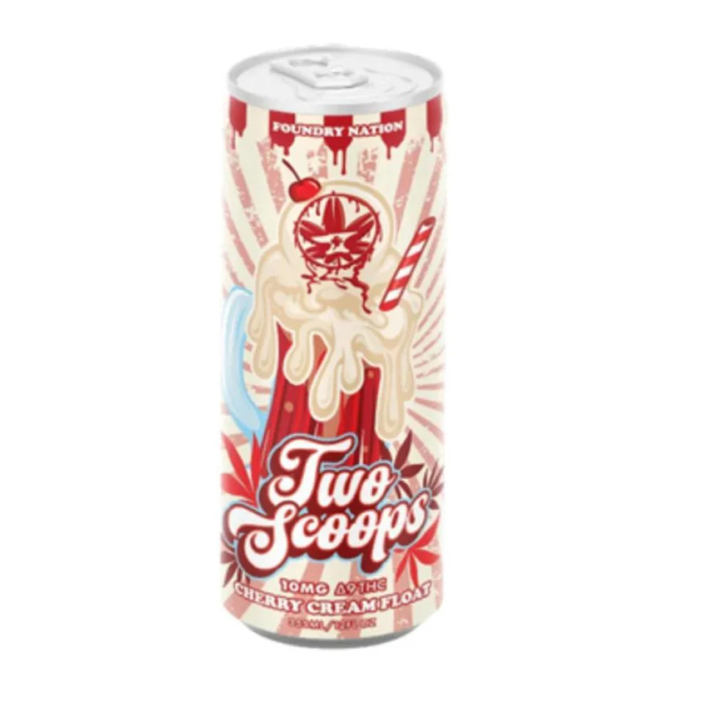 Foundry Nation - Two Scoops - Hemp Derived - Cherry Cream Float 10mg THC