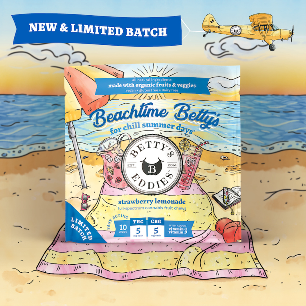 Betty's Eddies - Strawberry Lemonade "Chill" Chews (50mg)