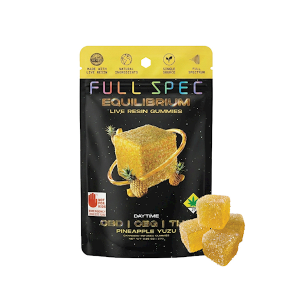 1:1:1 Pineapple Yuzu [10pk] (100mg CBD/100mg CBG/100mg THC)