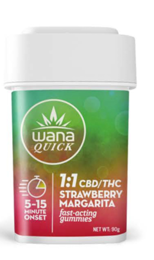 Quick Strawberry Margarita 1:1 CBD/THC 100mg 10pk 100mg 10pk