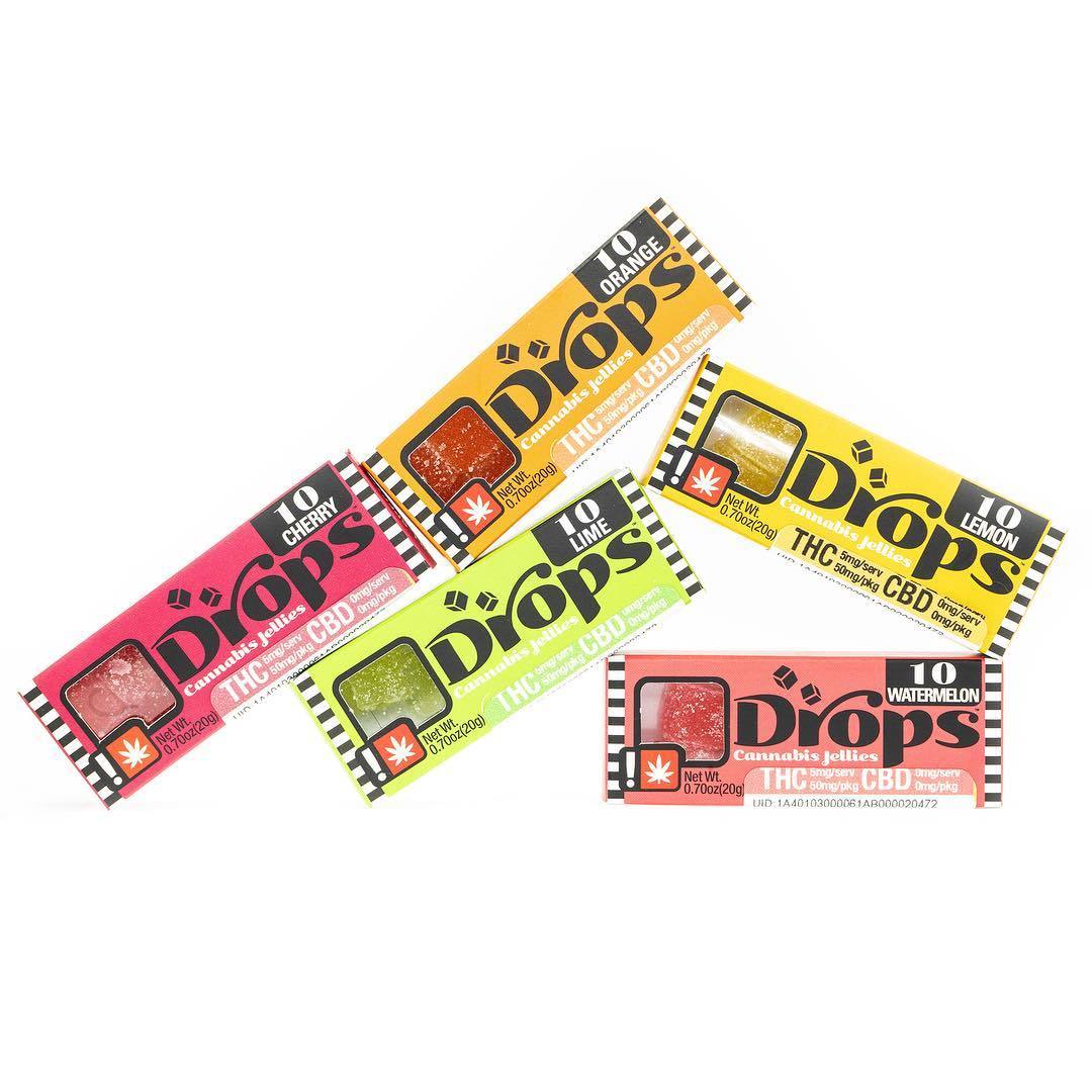 Watermelon [10pk] (50mg) Drops Cannabis Jellies Jane