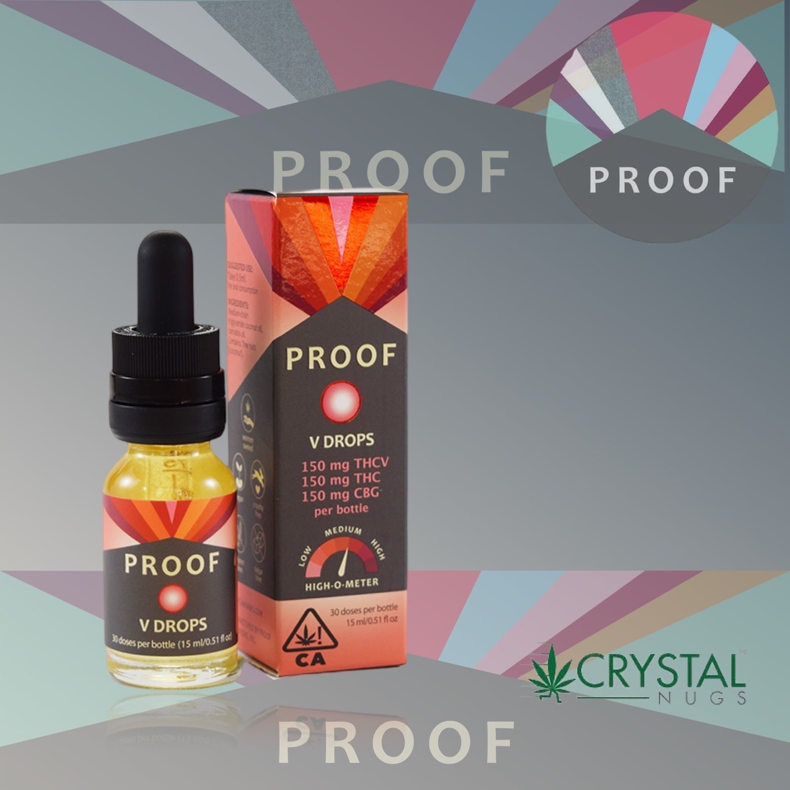 V Drops [15ml] (150mg THCV/150mg CBG/150mg THC)