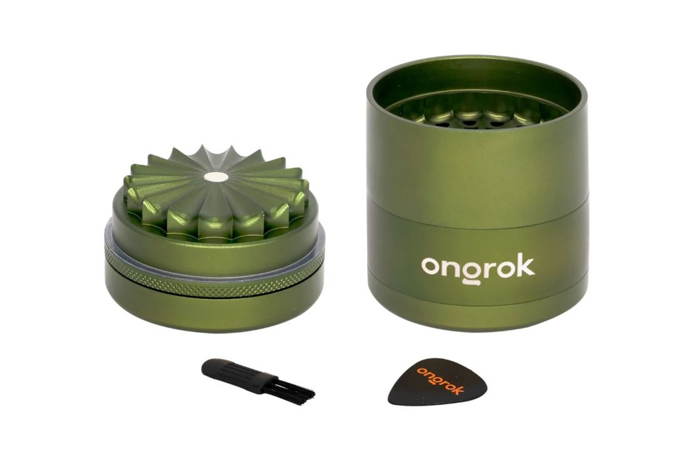 5pc Petal Toothless Grinder - Green