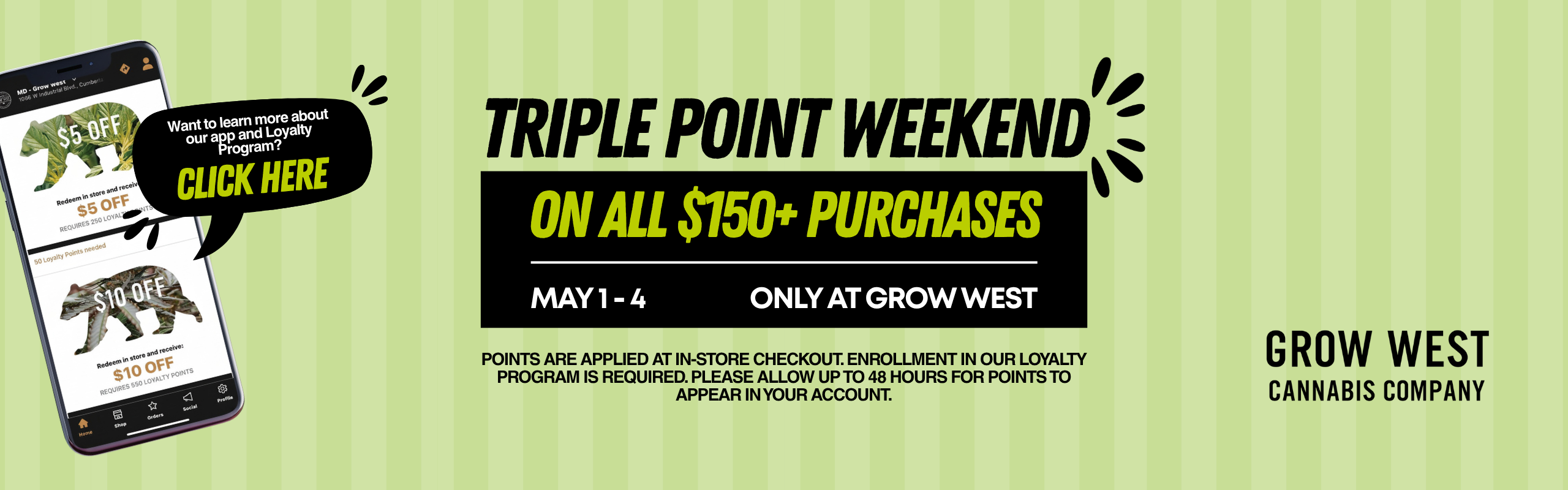 Grow West - Adult-Use Marketing Banner