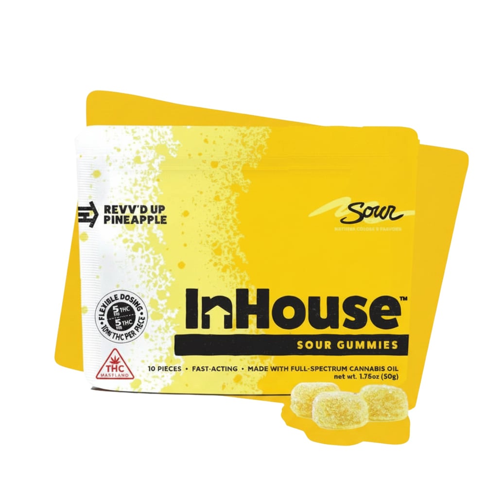 Revv'd Up Sour Pineapple [10pk] (100mg)