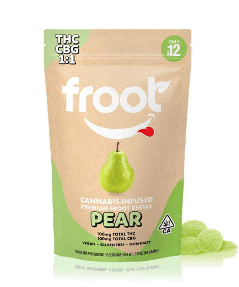 1:1 Pear [10pk] (100mg THC/100mg CBG)