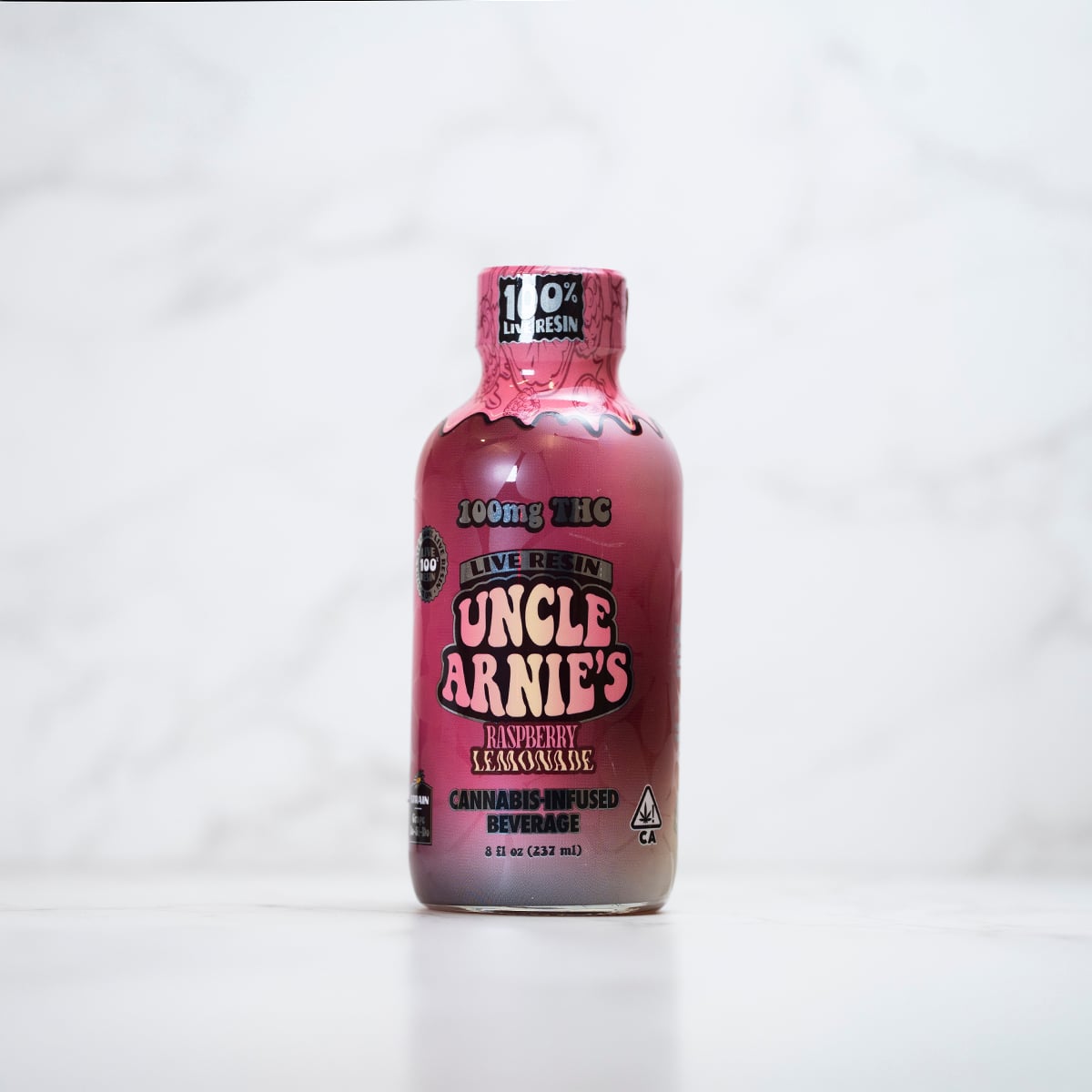 UNCLE ARNIE'S - RASPBERRY LEMONADE - JUICE - INDICA HYBRID - (8OZ) - [100MG]