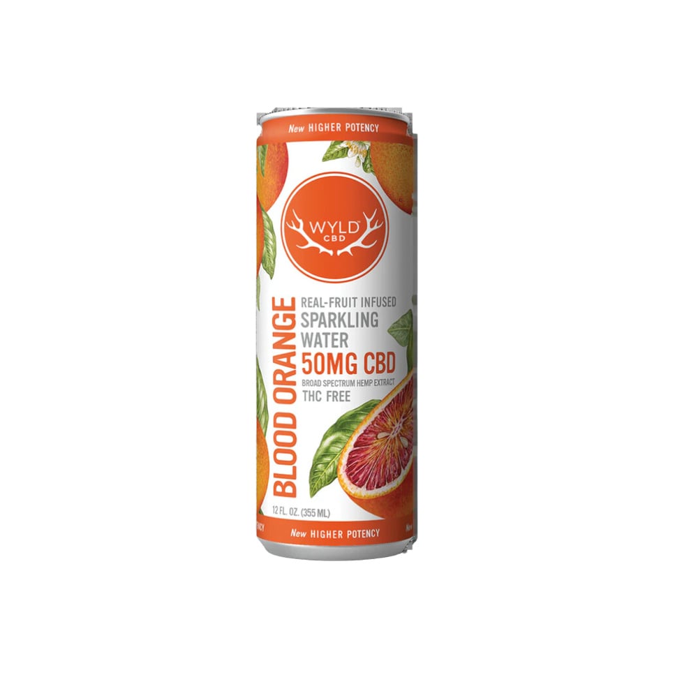 Hemp Derived Sparkling Water Blood Orange