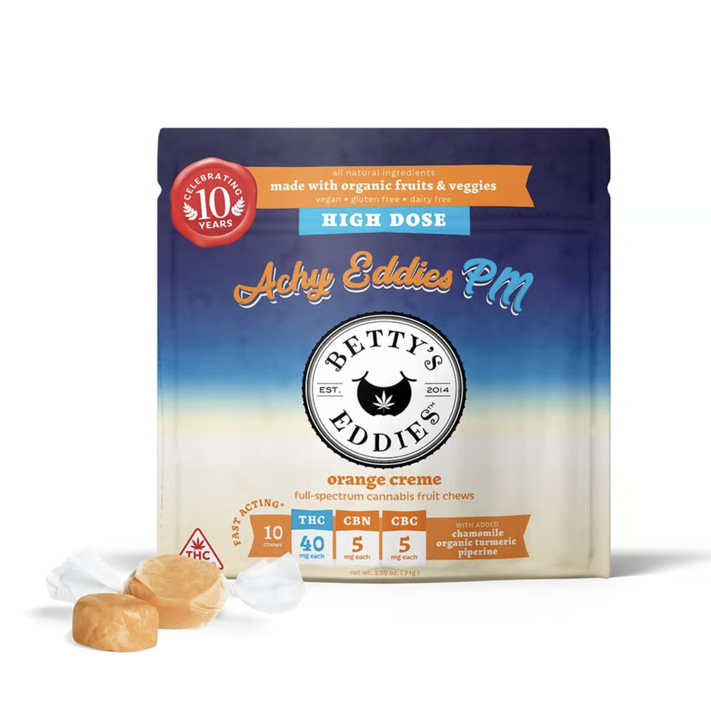 Achy Eddies PM Orange Creme [10pk] (400mg THC/50mg CBN/50mg CBC)