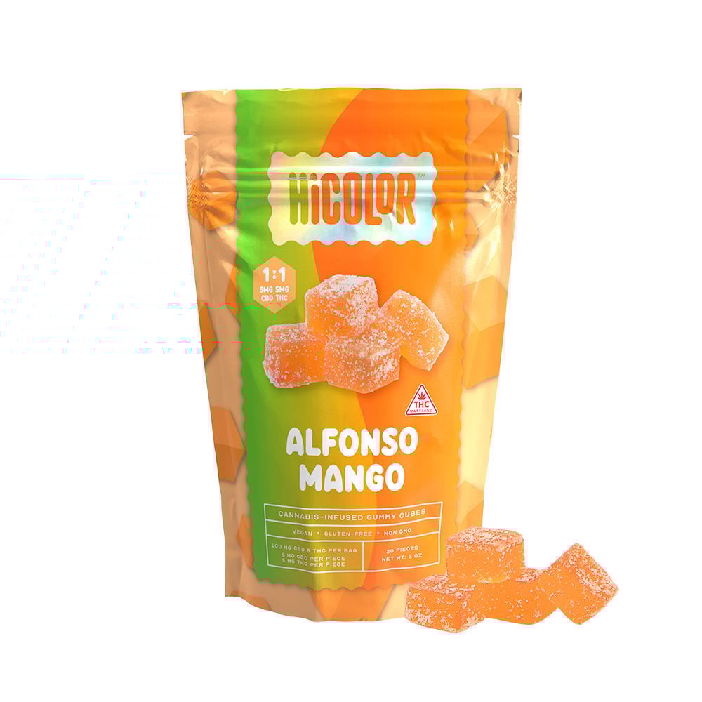 1:1 Alfonso Mango [20pk] (100mg CBD/100mg THC)