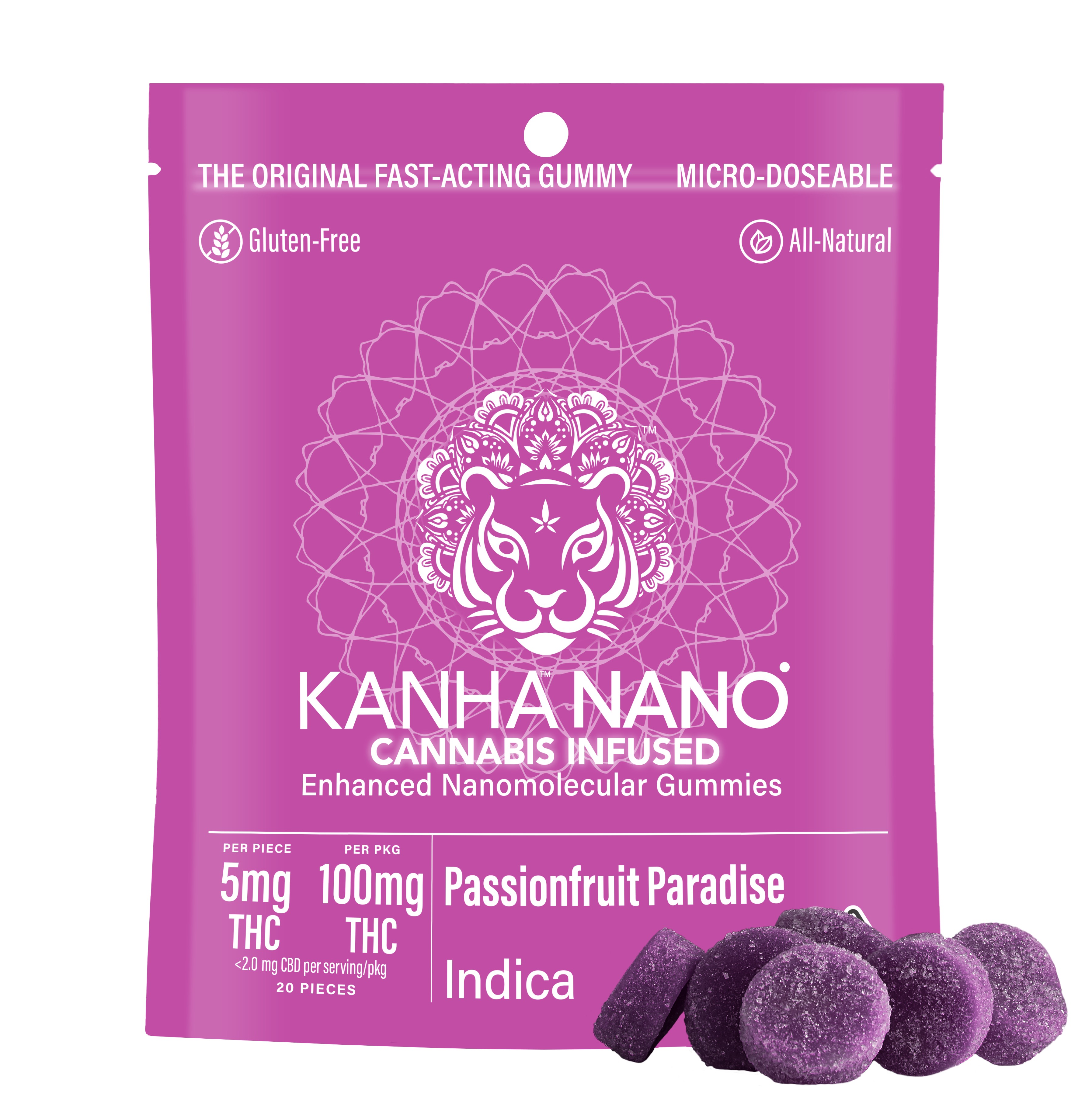 Passionfruit Paradise - Indica [10pk] (100mg)