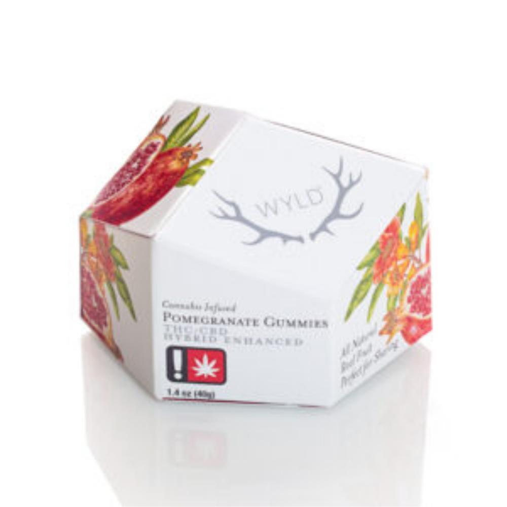 Pomegranate 1:1 CBD + Hybrid Enhanced Gummies | 100mg