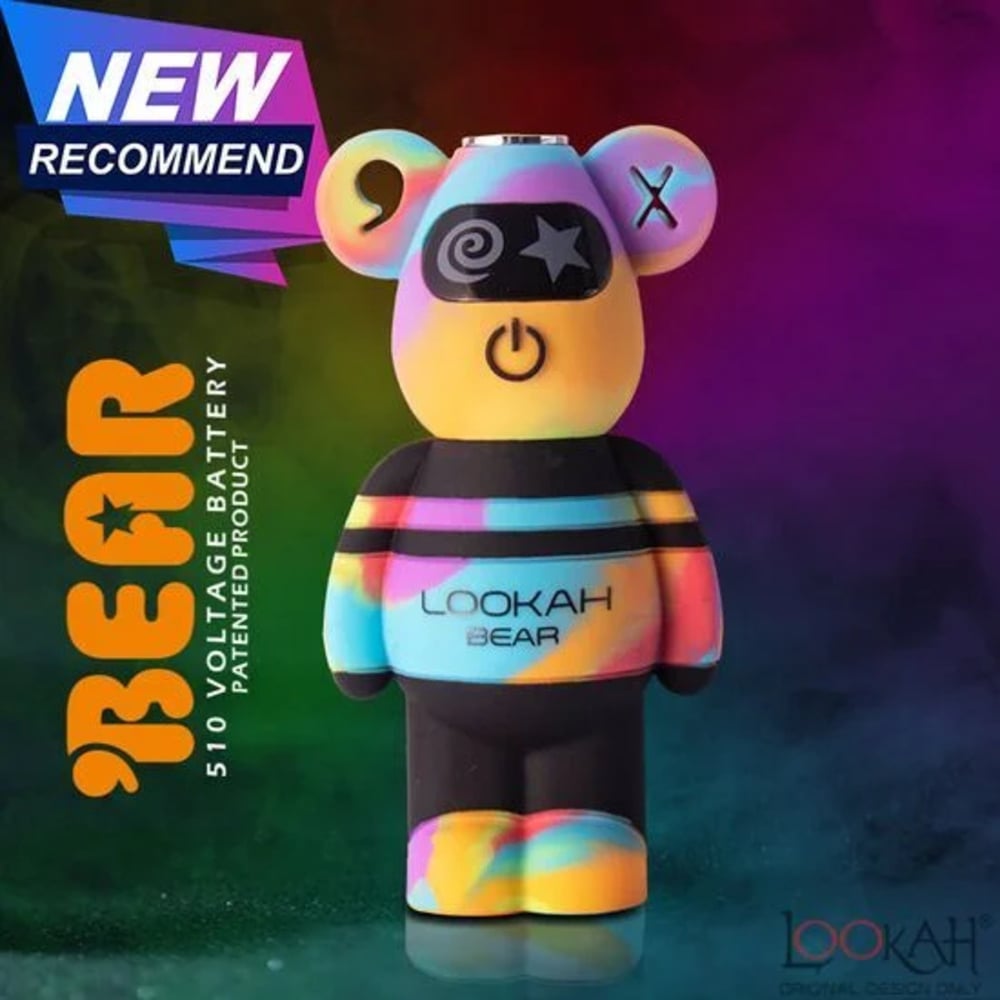 Bear Battery Yellow Tiedye