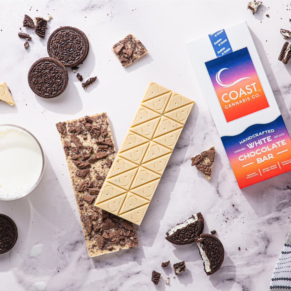 CHOC - 100mg Cookies and Cream White Bar [20pcs]