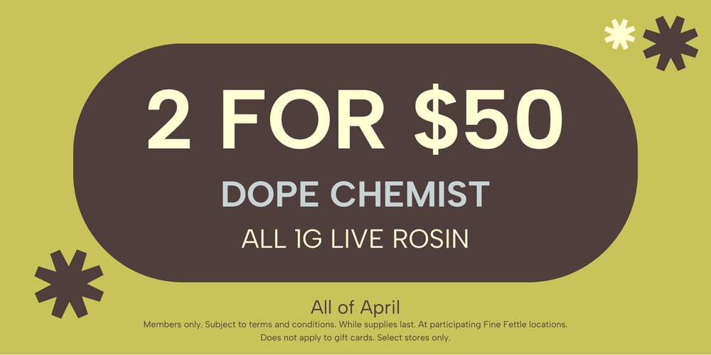 Dope Chemist 1g Live Rosins | 2+ for $25 each special