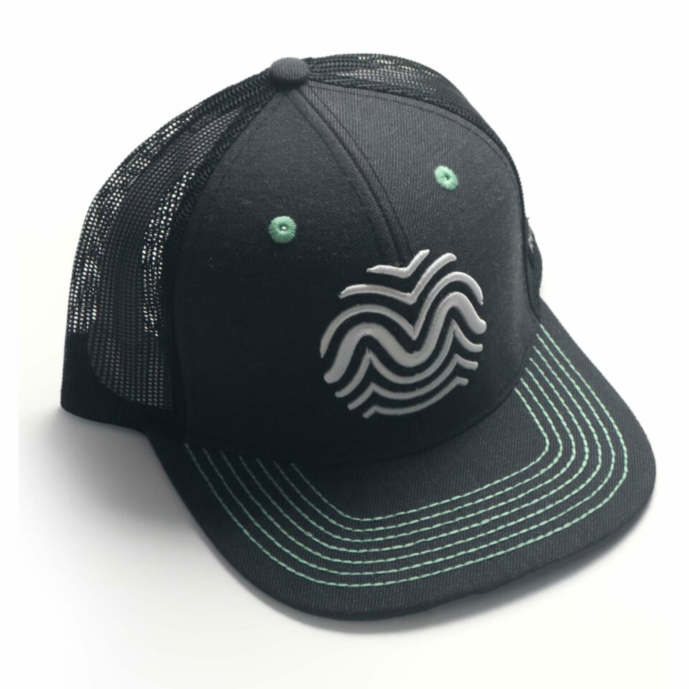 Flat Bill Hat Green
