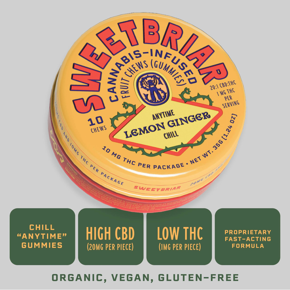 Sweetbriar | Gummies 10-Pack | Lemon Ginger