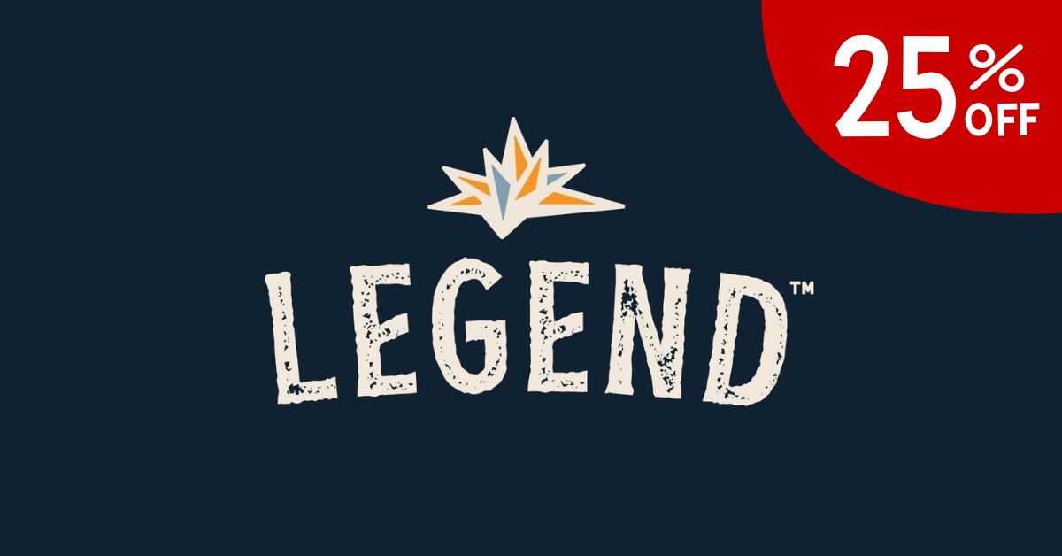 25% Off Legend 1g Vape Cartridges special