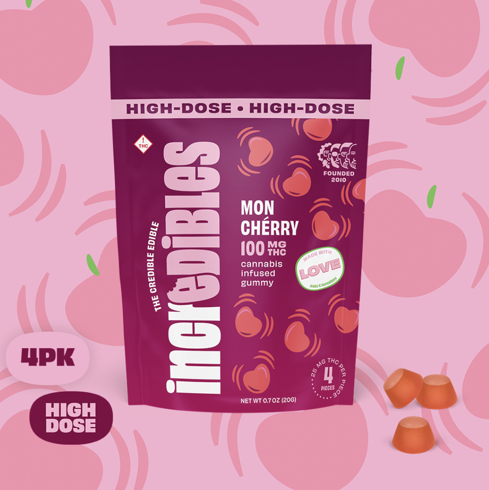 Mon Cherry High Dose [4pk] (100mg)