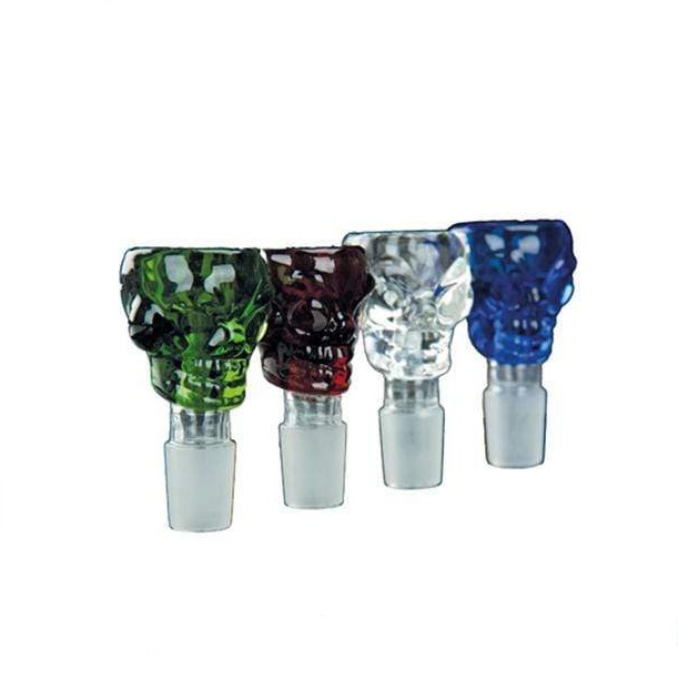 14mm Glass Skull Bowl Piece 14mm Glass Skull Bowl Piece