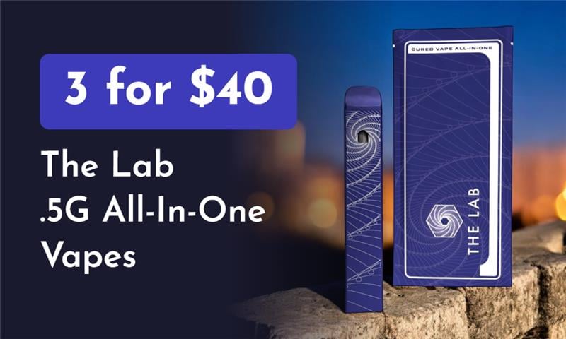 3 for $40: The Lab 0.5g All-In-Ones special