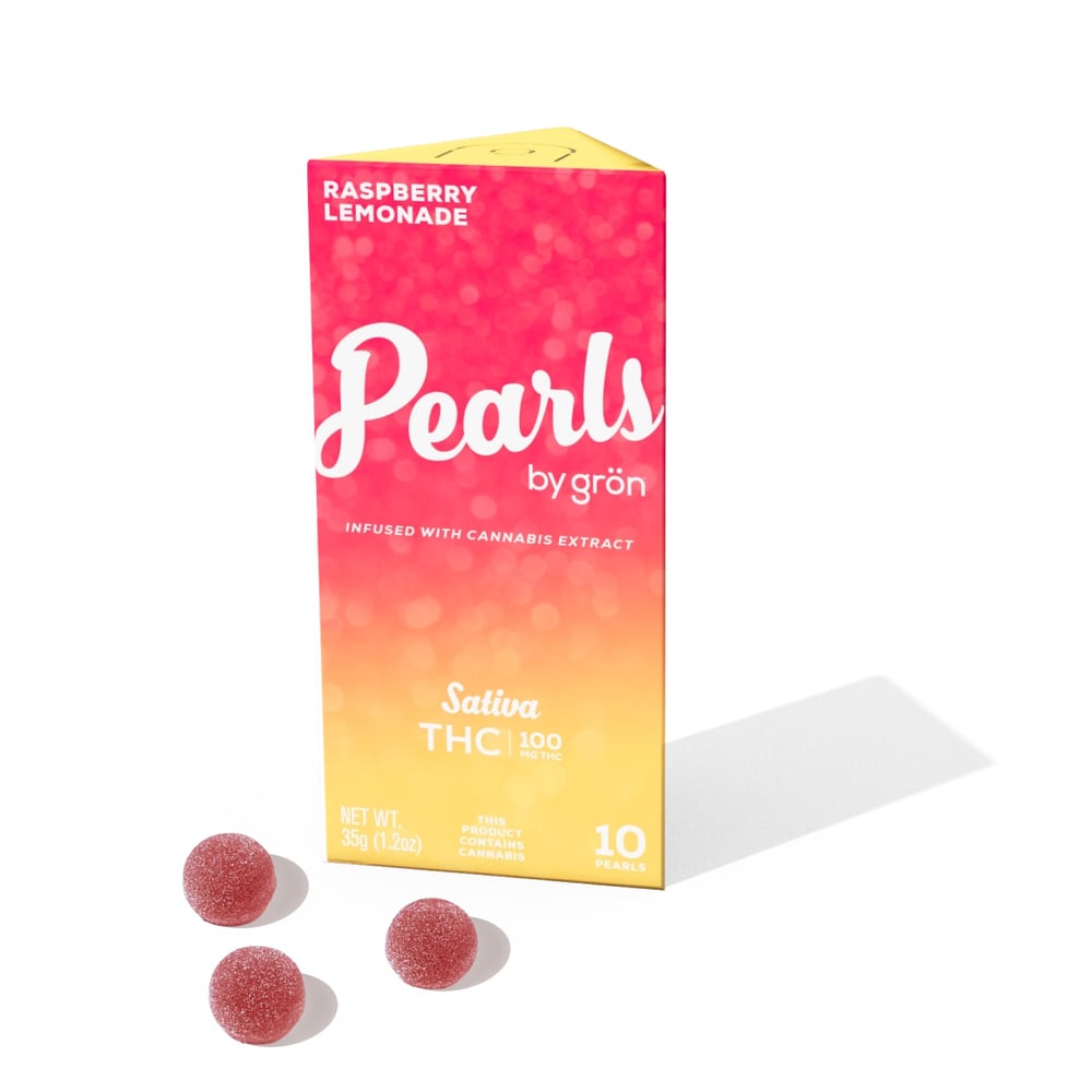 THC Raspberry Lemonade Pearls - Sativa (100mg)
