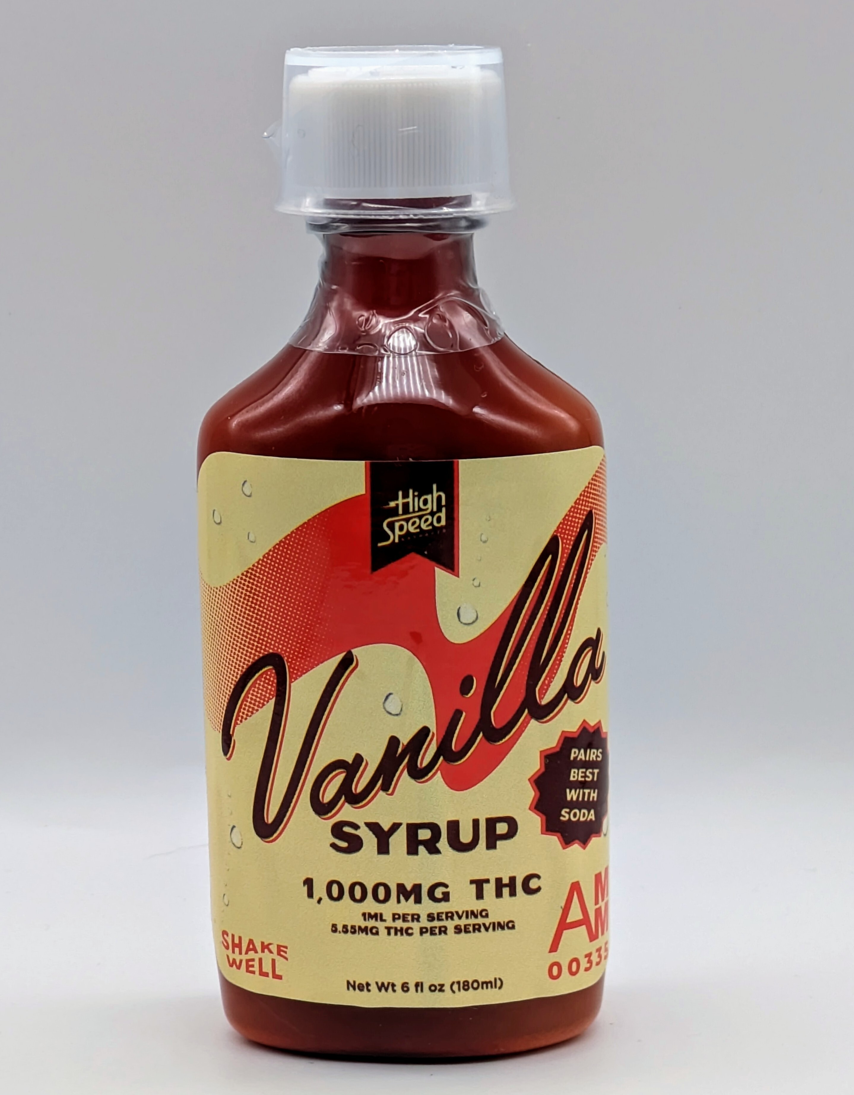 Shop High Speed Infused Syrup: Vanilla (1000mg) | Delta Cannabis