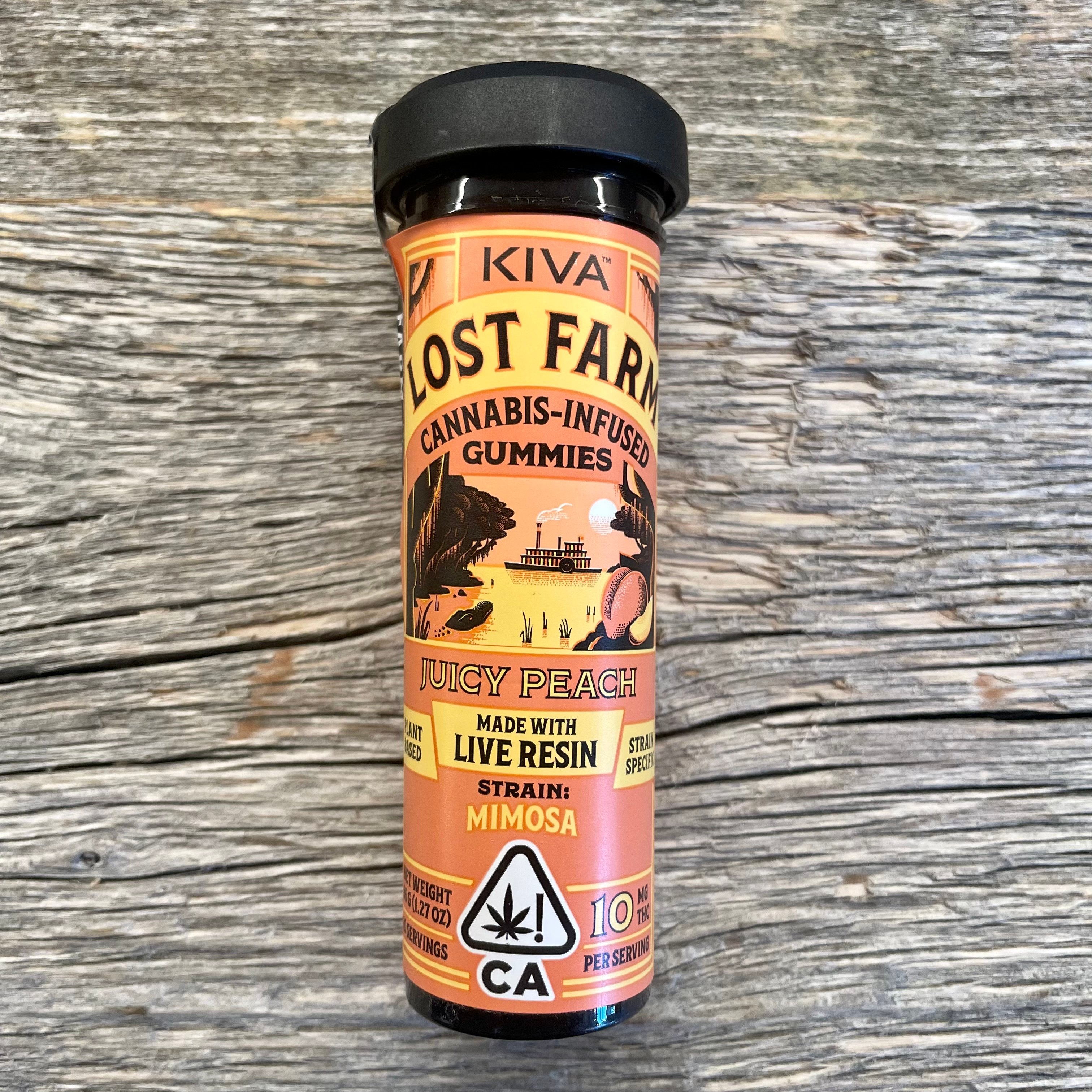 MIMOSA JUICY PEACH GUMMIES 100MG 10PC 