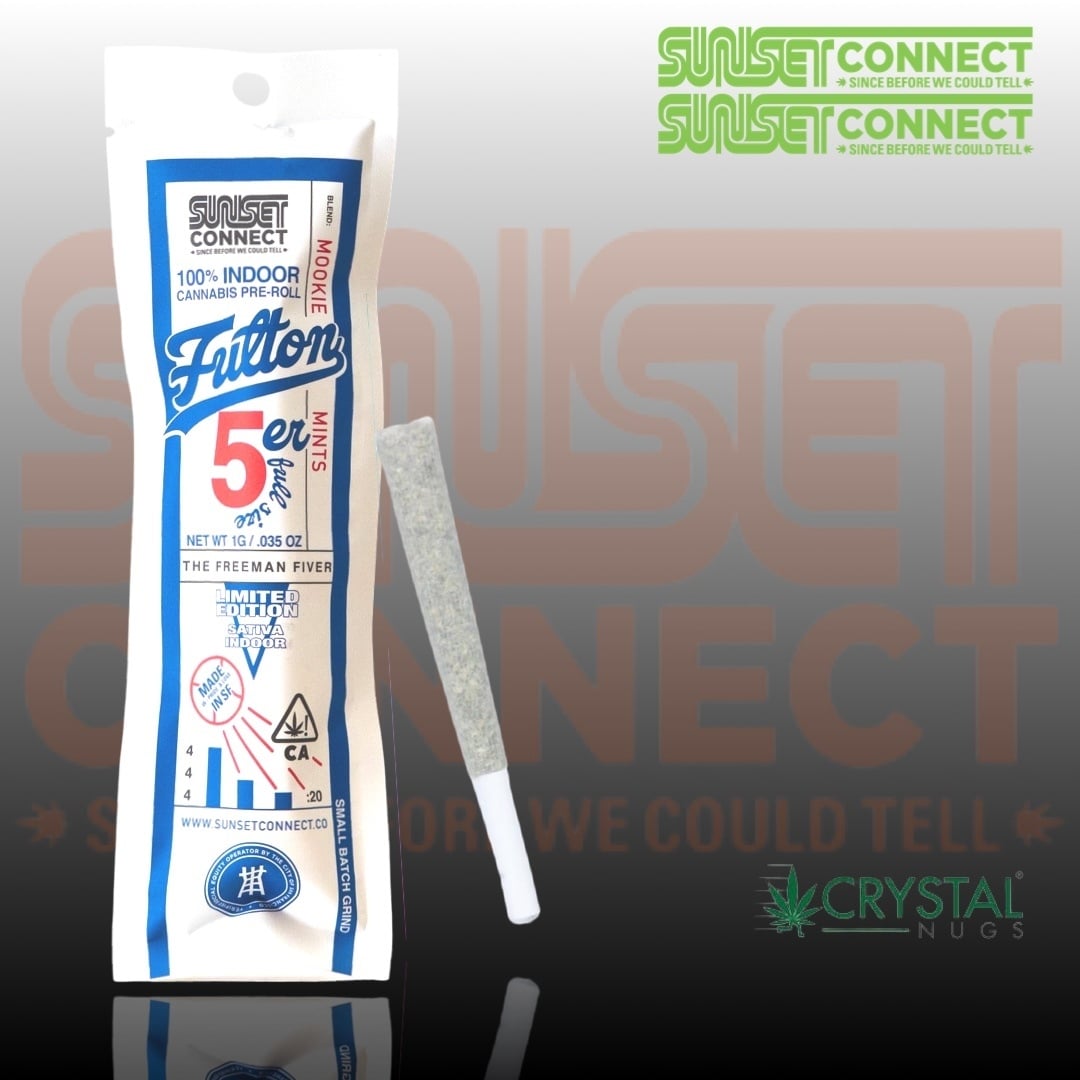 Shop Sunset Connect - Mookie Mints Preroll - [1g] Sativa | Crystal