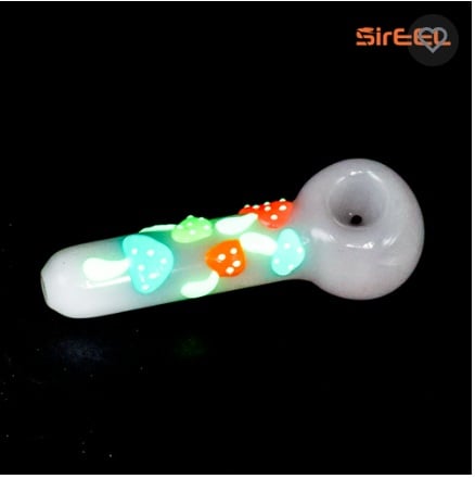 Shroomy  Glow-In-The-Dark Pipe