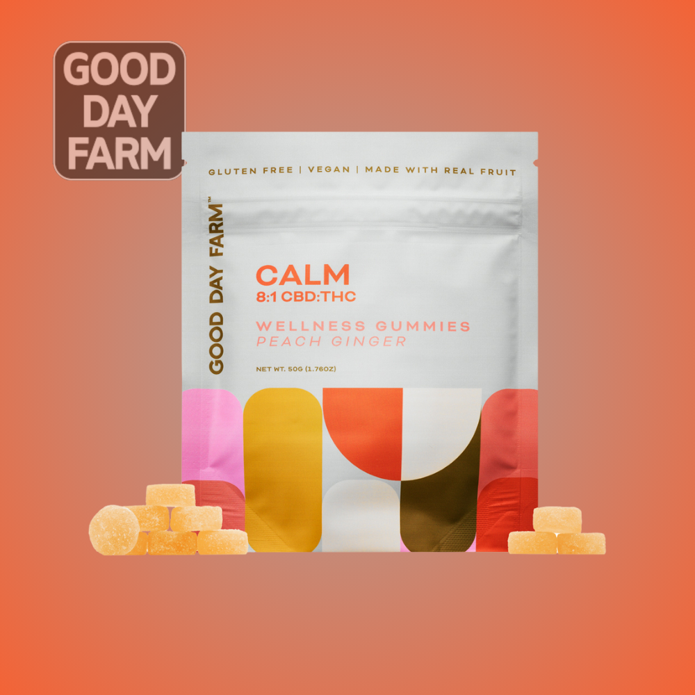 CALM - Peach Ginger 8:1 (40mg CBD/5mg THC)