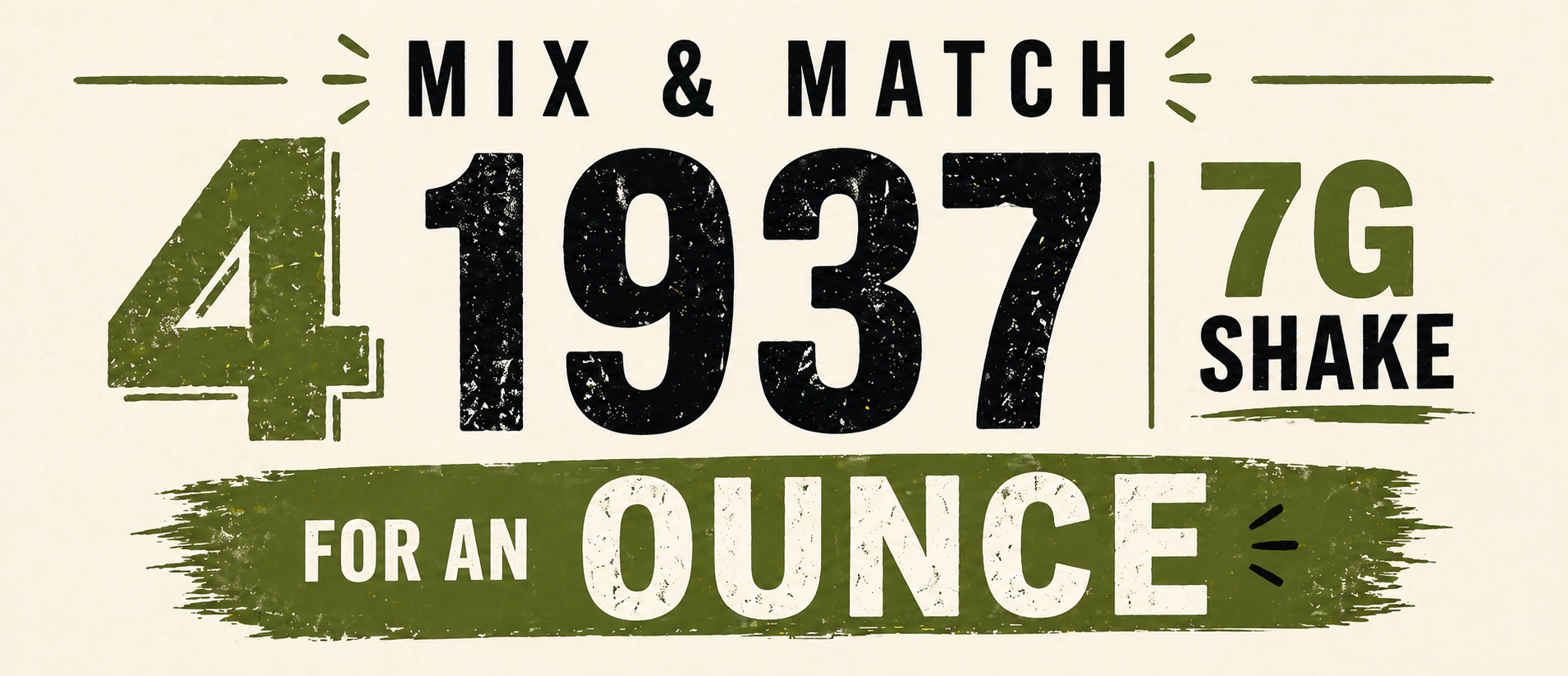 Shake & Bake 100$ Ounce Sale! special