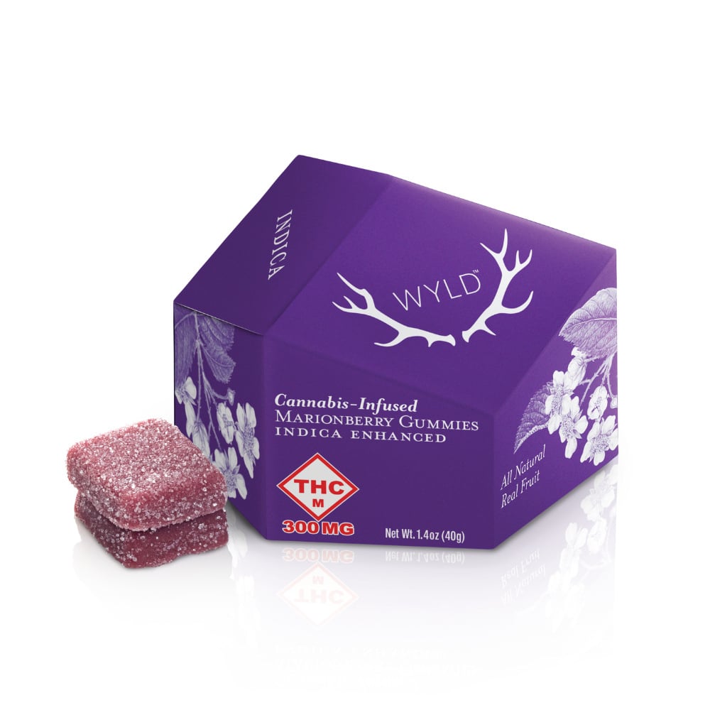 *HIGH DOSE* Marionberry Indica Enhanced Gummies | 300mg