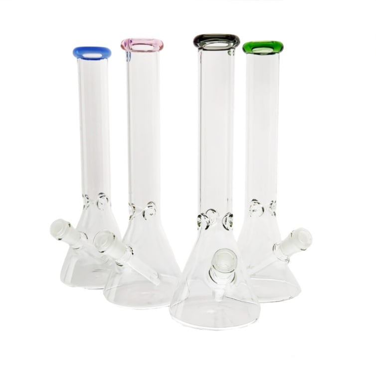 10" Color Lip Beaker Bong 10" Color Lip Beaker Bong