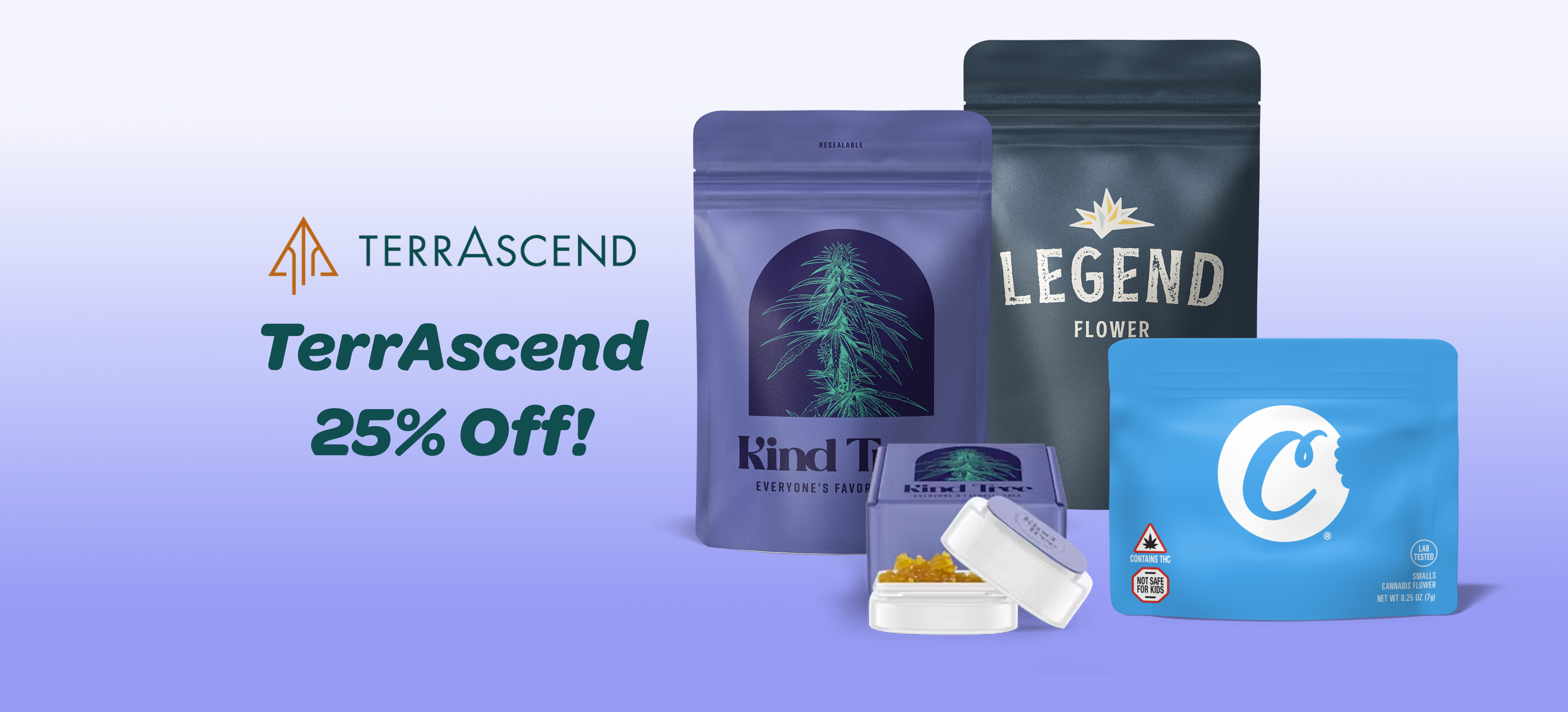 25% OFF KIND TREE, COOKIES & LEGEND special