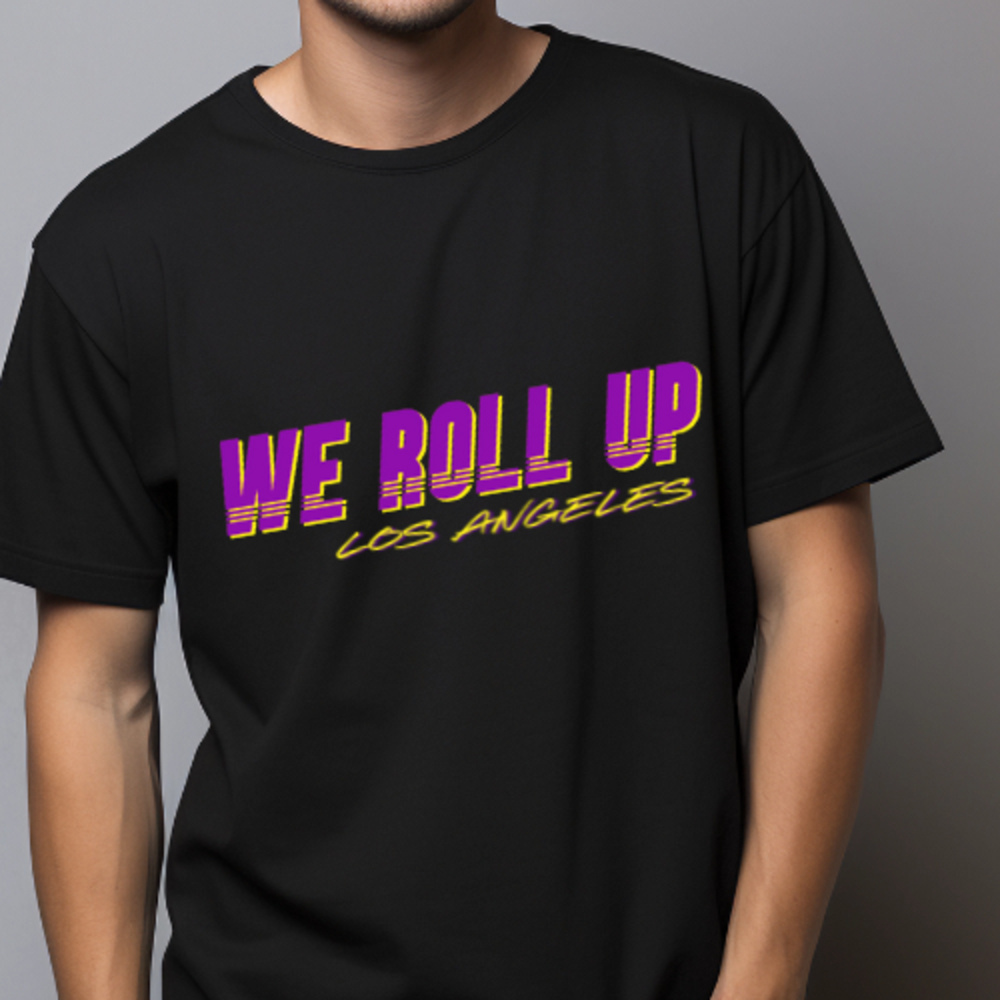 T Shirt - Purple & Gold
