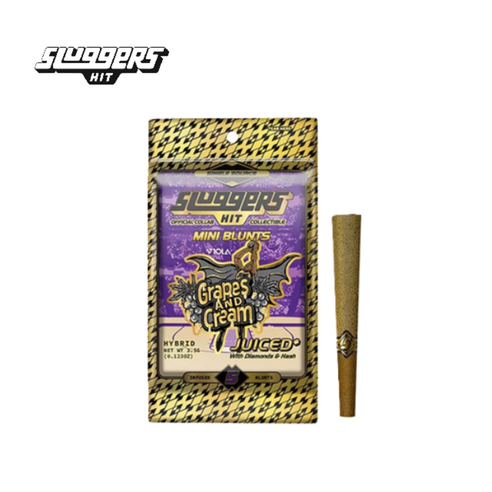 GRAPES & CREAM 3.5G 5 PACK INFUSED MINI BLUNTS