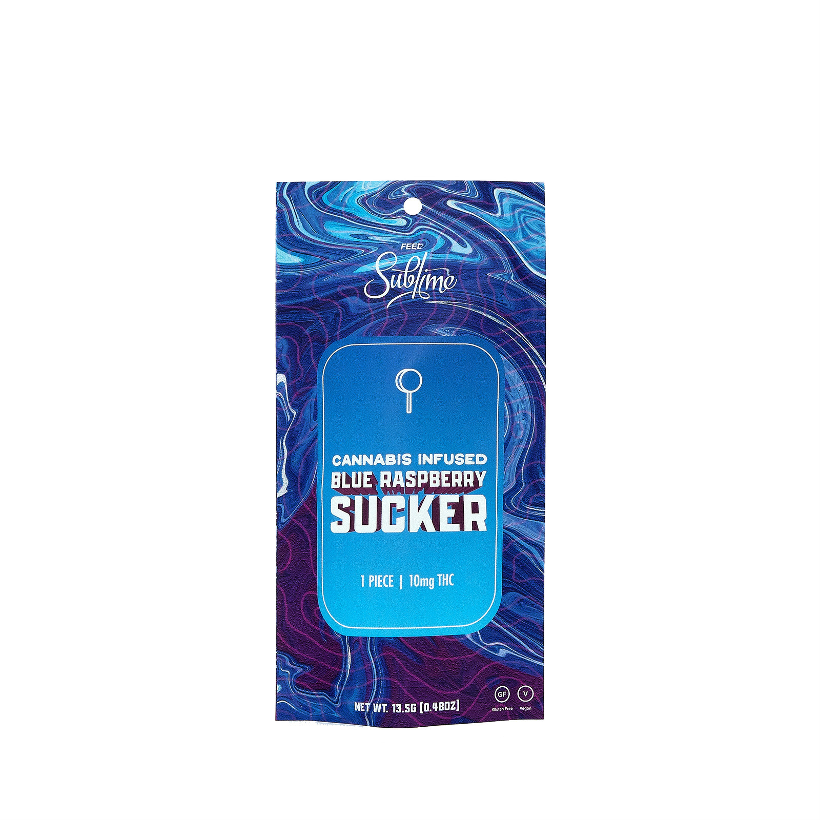 Blue Raspberry Sucker (10mg)