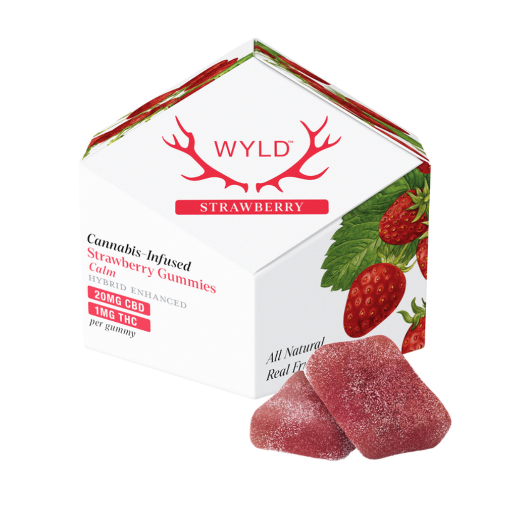 Strawberry 20:1 CBD + Hybrid Enhanced Gummies {200mg CBD:10mg THC} | (20mg:10mg each)