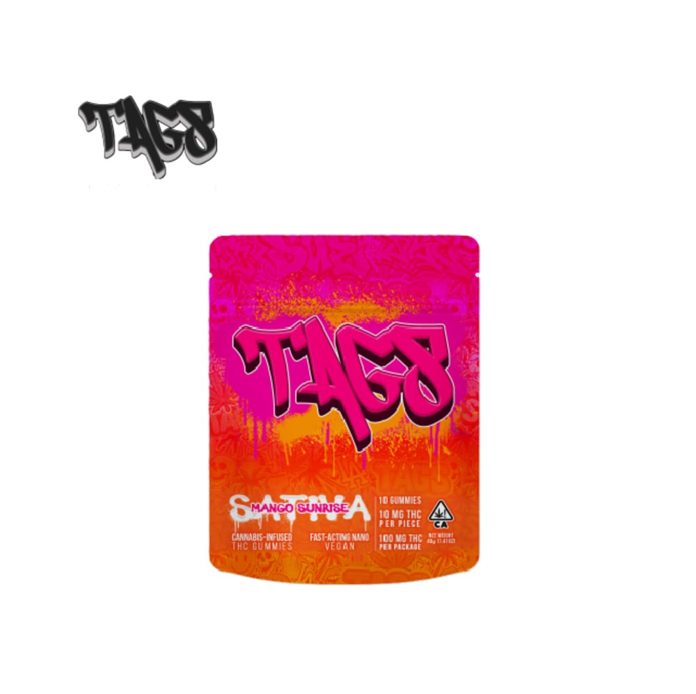 MANGO SUNRISE 100MG 10 PACK GUMMIES