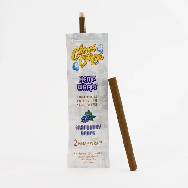 Cheech & Chong's Hemp Blunt Wraps 2pk - Grandaddy Grape