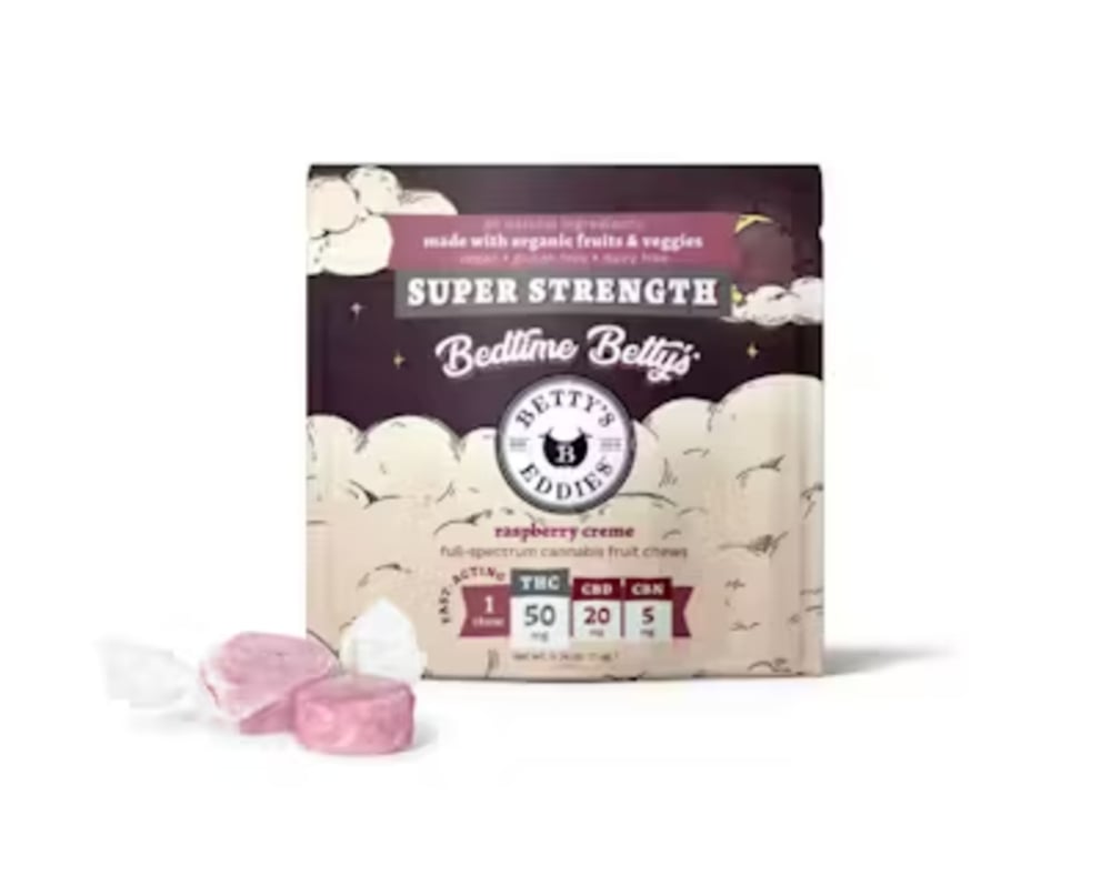 Bedtime Betty's - Raspberry Creme [1pk] (50mg THC/20mg CBD/5 mg CBN)